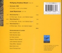 Harmoniemusik of London • Mozart / Myslivicek CD