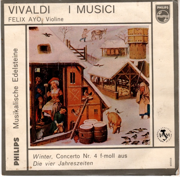 Antonio Vivaldi (1678-1741) - Winter, Concerto Nr. 4 f-moll aus Die vier Jahreszeiten 7" - Felix Ayo