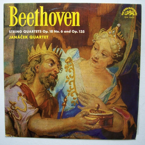 Ludwig van Beethoven (1770-1827) • String Quartets op. 18 No. 6 and op. 135 LP • Janacek Quartet