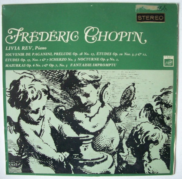 Frédéric Chopin (1810-1849) • Best loved Works LP • Livia Rev