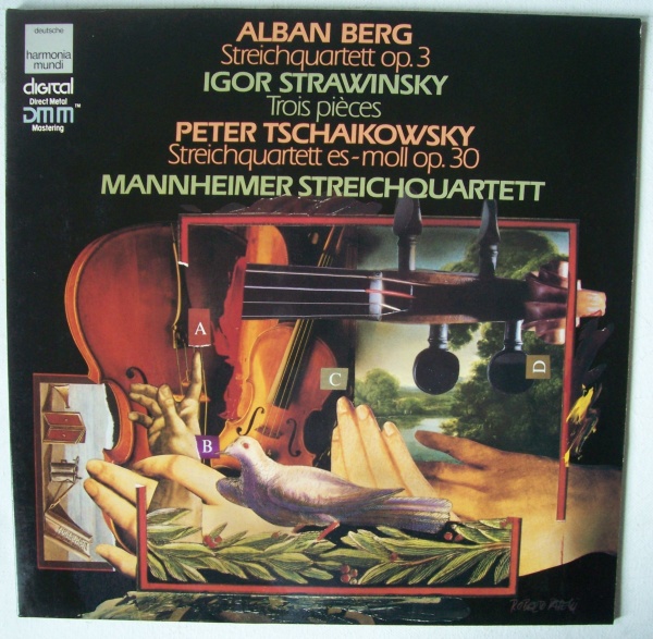 Mannheimer Streichquartett • Berg, Strawinsky, Tschaikowsky LP