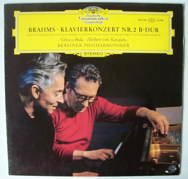 Géza Anda: Johannes Brahms (1833-1897) • Klavierkonzert Nr. 2 B-Dur LP