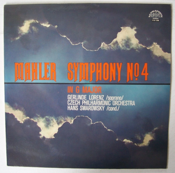 Gustav Mahler (1860-1911) • Symphony No. 4 LP • Hans Swarowsky