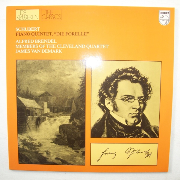 Franz Schubert (1797-1828) • Piano Quintet "Die Forelle" LP • Alfred Brendel