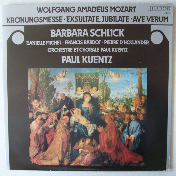Wolfgang Amadeus Mozart (1756-1791) • Krönungsmesse LP • Barbara Schlick