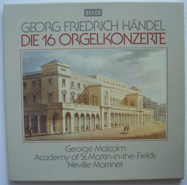 Georg Friedrich Händel (1685-1759) • Die 16 Orgelkonzerte 4 LP-Box