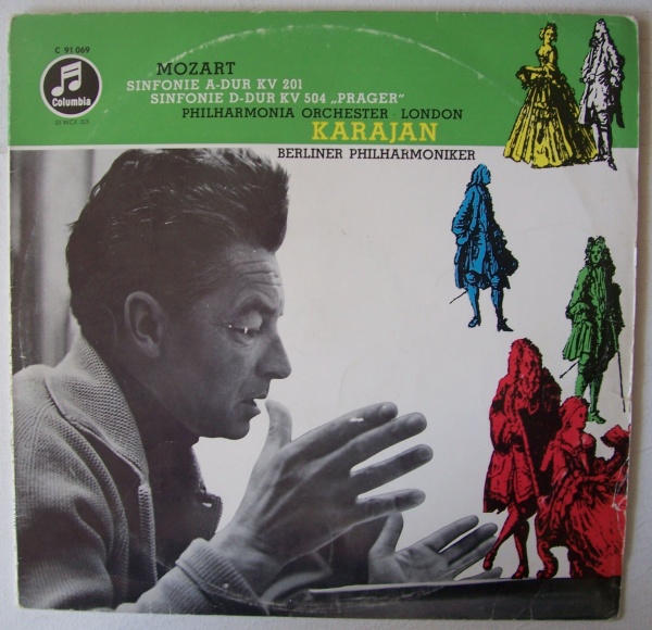 Herbert von Karajan: Mozart (1756-1791) • Sinfonien KV 201 & 504 Prager LP