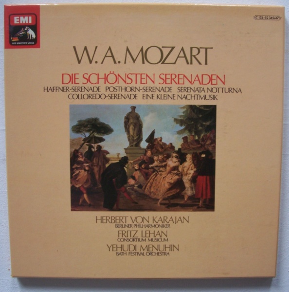 Wolfgang Amadeus Mozart (1756-1791) • Die schönsten Serenaden 3 LP-Box