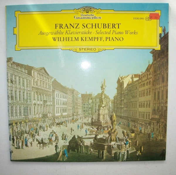 Franz Schubert (1797-1828) • Ausgewählte Klavierstücke / Selected Piano Works LP • Wilhelm Kempff