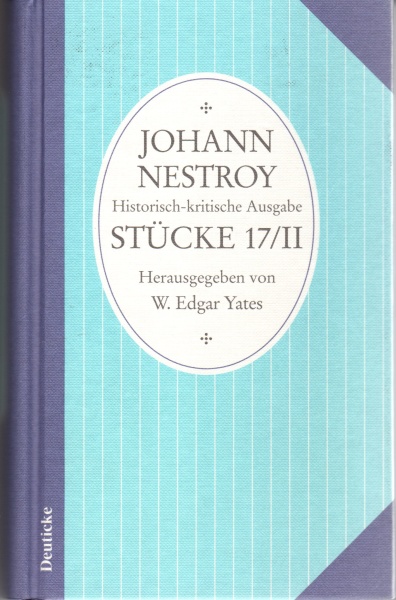 Johann Nestroy • Stücke 17/II 