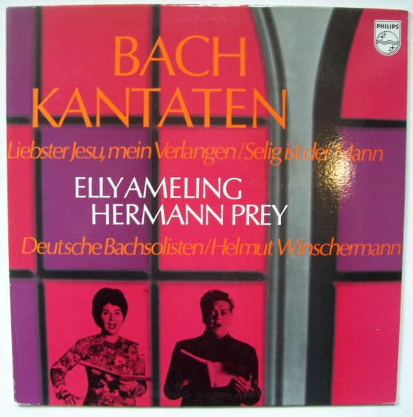 Elly Ameling & Hermann Prey: Johann Sebastian Bach (1685-1750) • Kantaten LP