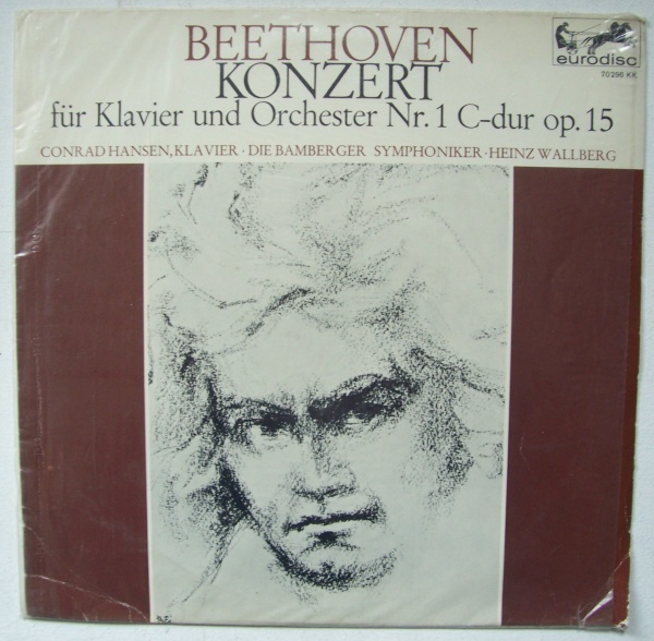 Beethoven (1770-1827) • Konzert für Klavier und Orchester Nr. 1 LP • Conrad Hansen