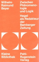 Wilhelm Raimund Beyer • Zwischen Phänomenologie...