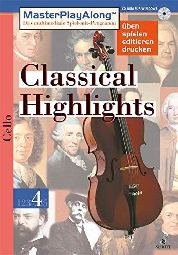 Master Play Along Cello #4 Classical Highlights