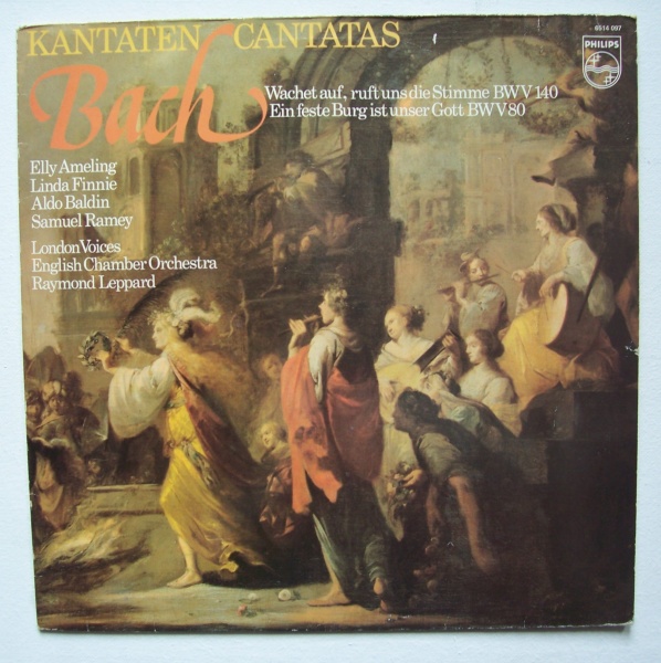 Johann Sebastian Bach (1685-1750) • Kantaten / Cantatas LP • Elly Ameling