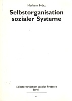 Herbert Hörz • Selbstorganisation sozialer Systeme