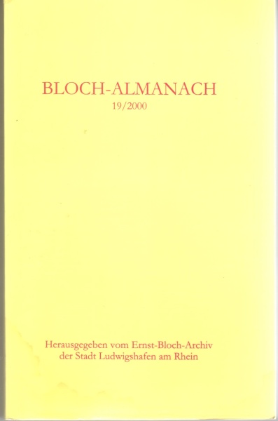 Bloch-Almanach 19/2000