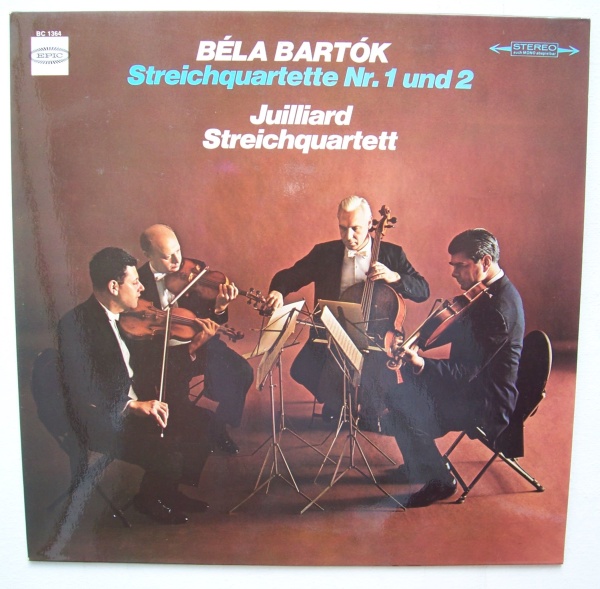 Juilliard Streichquartett: Bartok (1881-1945) • Streichquartette Nr. 1 und 2 LP