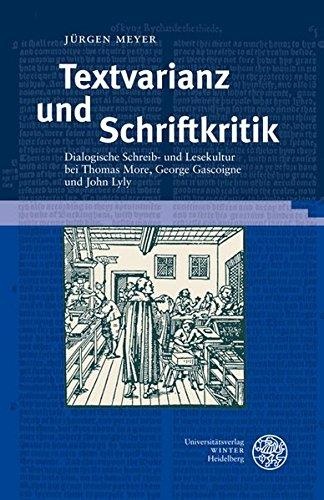 Jürgen Meyer • Textvarianz und Schriftkritik