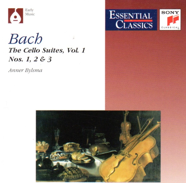 Johann Sebastian Bach (1685-1750) • The Cello Suites 1, 2 & 3 CD • Anner Bylsma