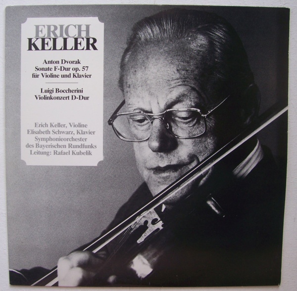 Erich Keller: Antonin Dvorak (1841-1904) • Sonate F-Dur op. 57 LP