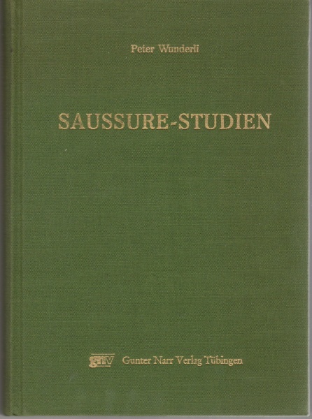 Peter Wunderli • Saussure-Studien
