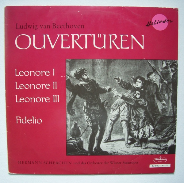 Ludwig van Beethoven (1770-1827) • Overtures LP • Hermann Scherchen
