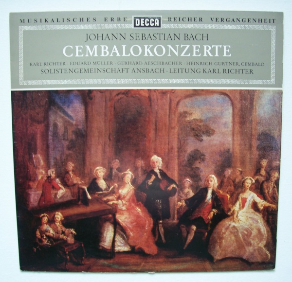 Johann Sebastian Bach (1685-1750) • Cembalokonzerte LP • Karl Richter