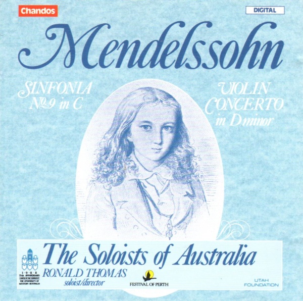 Felix Mendelssohn-Bartholdy (1809-1847) • Sinfonia No. 9 & Violin Concerto CD