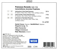 Francesco Durante (1684-1755) • Lamentationes Jeremiae Prophetae CD