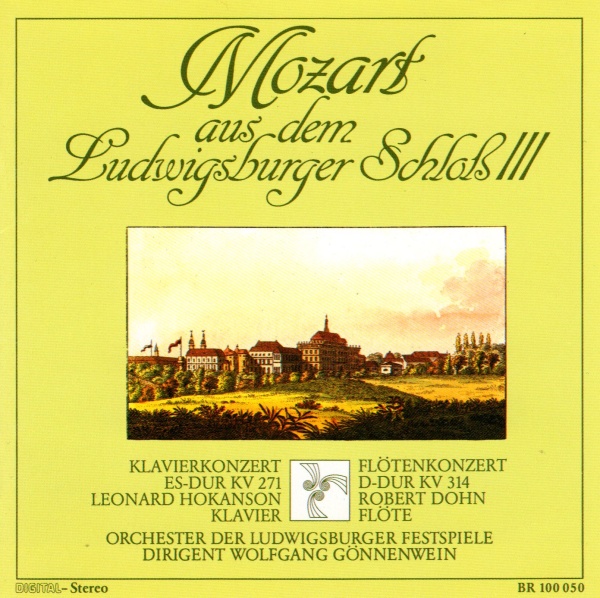Wolfgang Amadeus Mozart (1756-1791) aus dem Ludwigsburger Schloß III CD