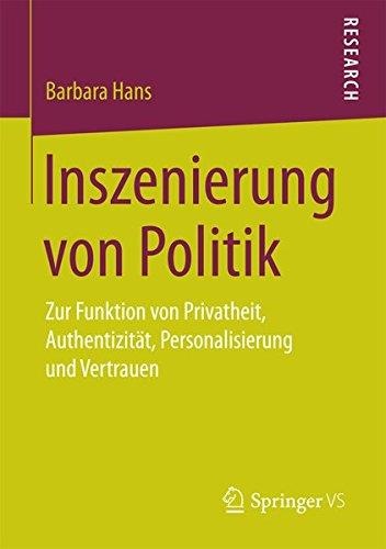 Barbara Hans • Inszenierung von Politik