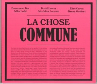 Emmanuel Bex • La Chose Commune CD