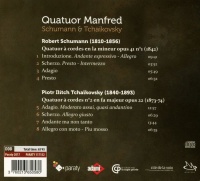 Quatuor Manfred • Schumann & Tchaikovsky CD