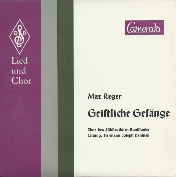 Max Reger (1873-1916) • Geistliche Gesänge 7"