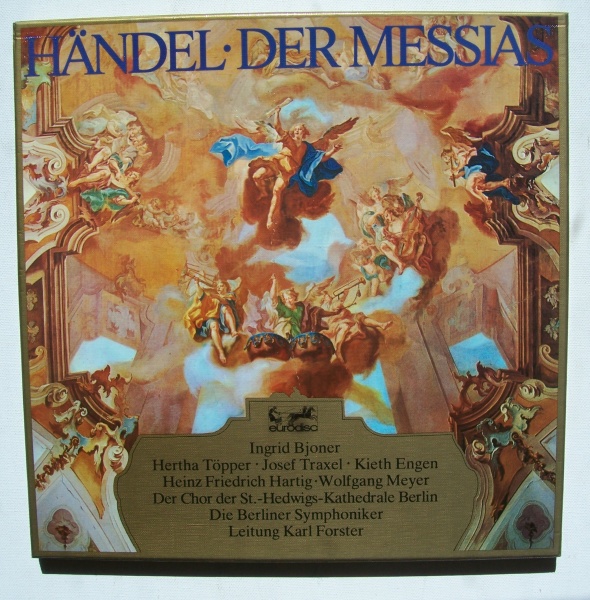 Georg Friedrich Händel (1685-1759) • Der Messias 3 LP-Box