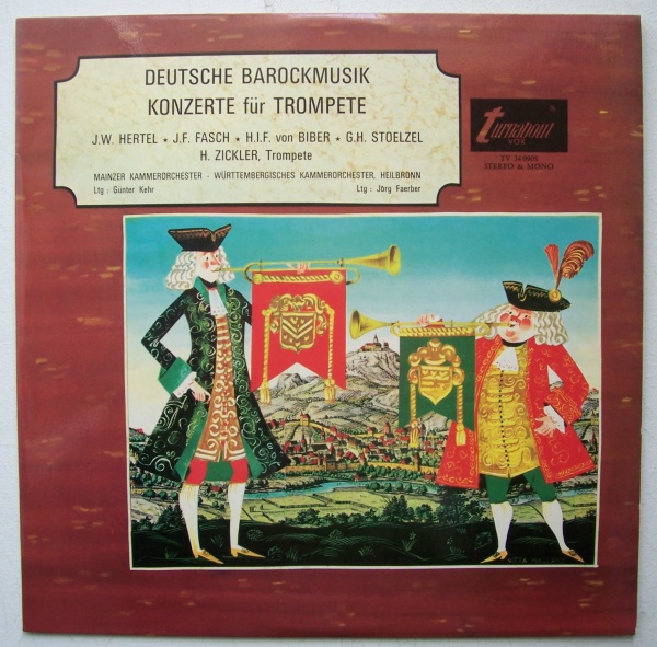 Deutsche Barockmusik • Konzerte für Trompete LP