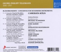 Georg Philipp Telemann (1681-1767) • Bläserkonzerte CD