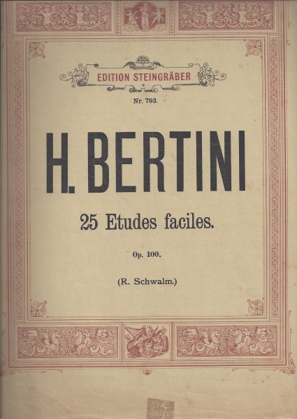 Henri Bertini (1798-1876) • 25 Etudes faciles