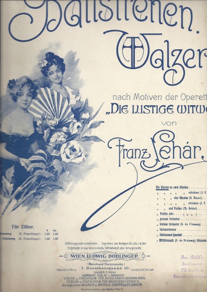 Franz Lehár (1870-1948) • Ballsirenen Walzer