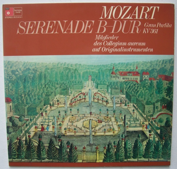 Wolfgang Amadeus Mozart (1756-1791) • Serenade B-Dur "Gran Partita" LP