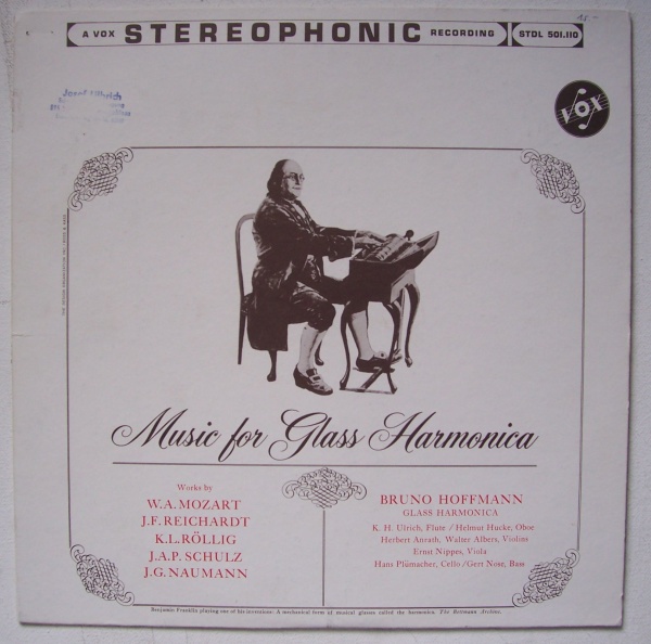 Bruno Hoffmann • Music for Glass Harmonica LP