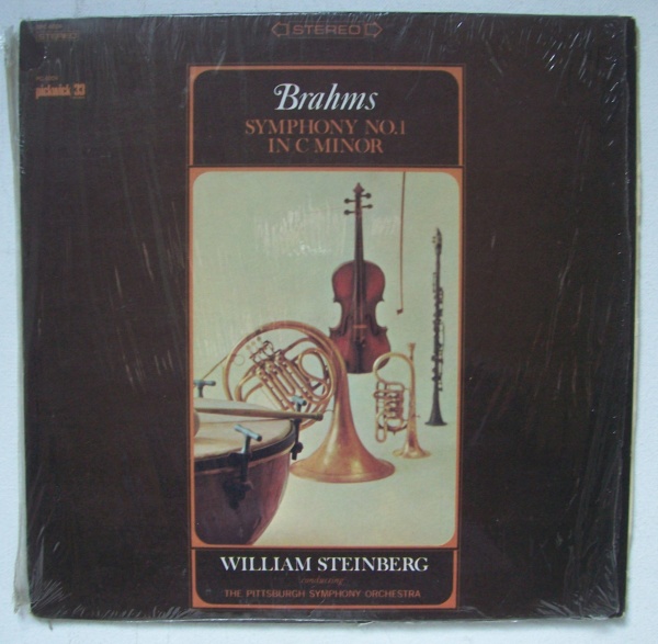Johannes Brahms (1833-1897) • Symphony No. 1 LP • William Steinberg