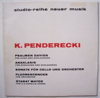 Krzysztof Penderecki • Psalmen Davids LP