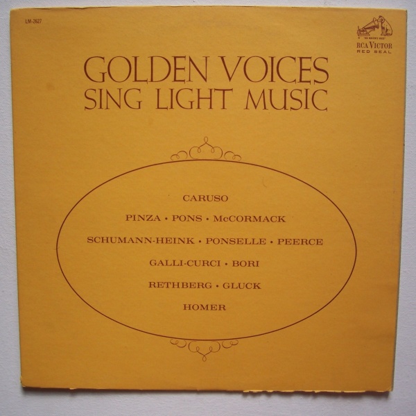 Golden Voices sing Light Music LP