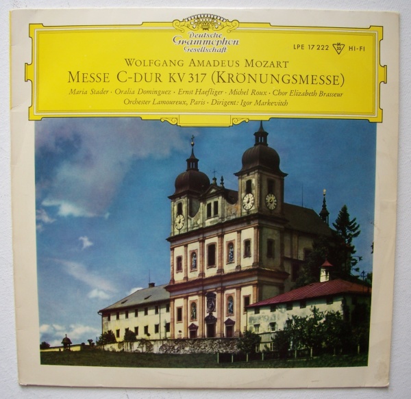 Mozart (1756-1791) • Messe C-Dur KV 317 (Krönungsmesse) 10" • Igor Markevitch
