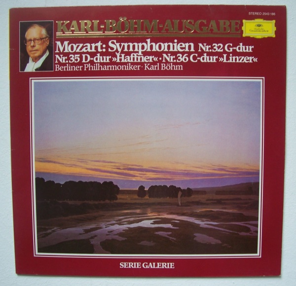 Wolfgang Amadeus Mozart (1756-1791) • Symphonien 35 & 36 LP • Karl Böhm