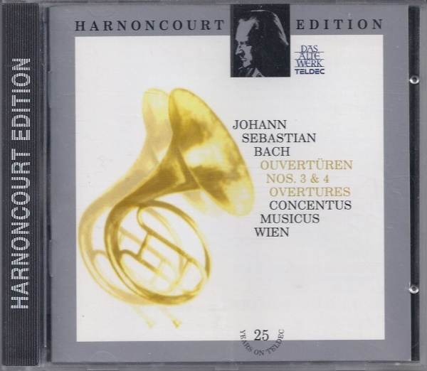Johann Sebastian Bach (1685-1750) • Ouvertüren Nos. 3 & 4 CD • Nikolaus Harnoncourt