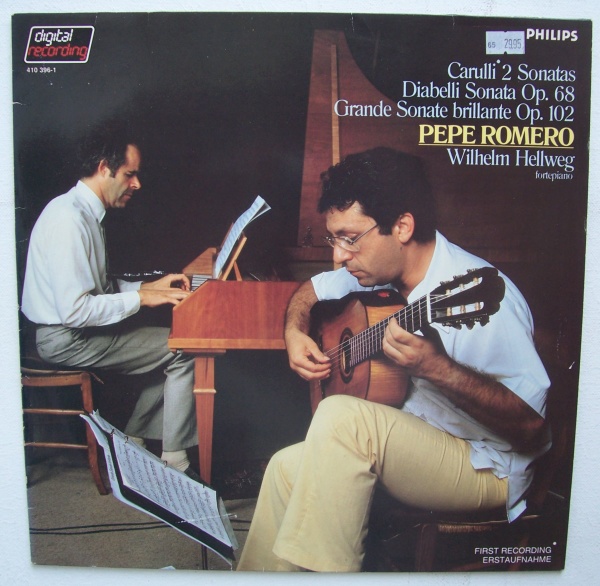 Pepe Romero & Wilhelm Hellweg: Ferdinando Carulli (1770-1841) • 2 Sonatas LP