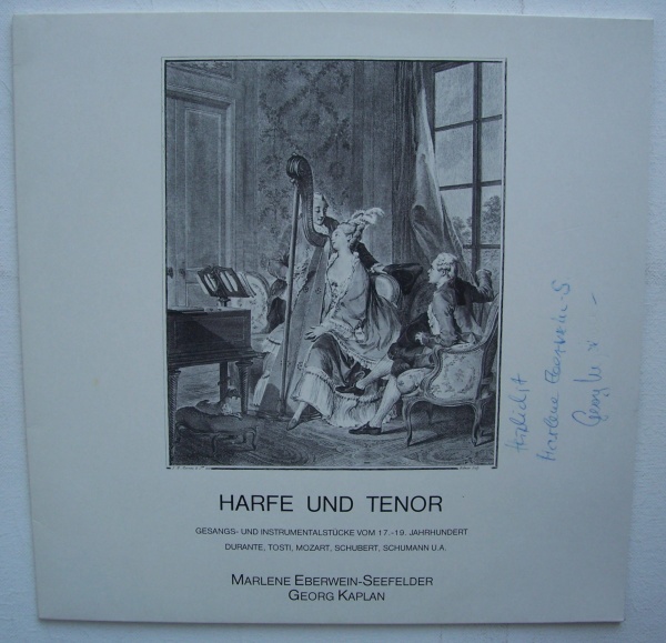 Harfe und Tenor • Gesangs- und Instrumentalstücke vom 17.-19. Jahrhundert LP